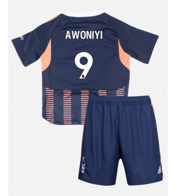 Nottingham Forest Taiwo Awoniyi #9 Tercera Equipación Niños 2023-24 Manga Corta (+ Pantalones cortos)